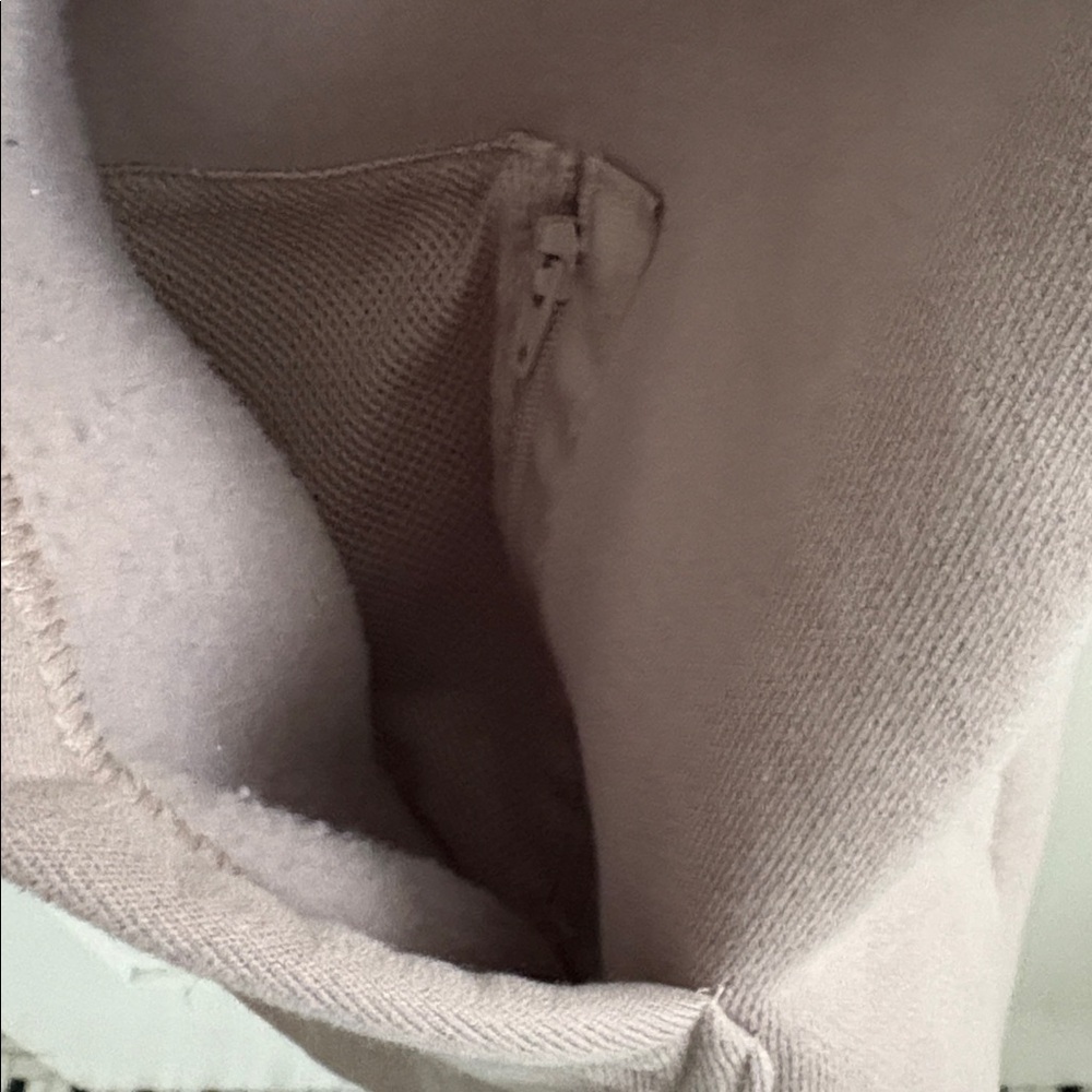 EUC Comfrt signature Hoodie Mauve Beige Bark sweatshirt Sz S - Picture 8 of 8